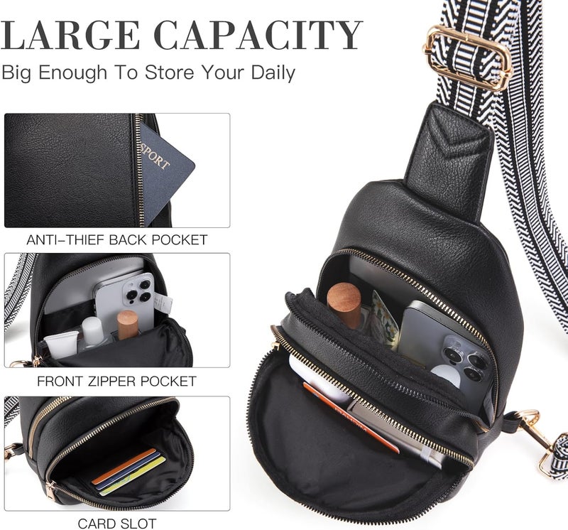 Viverte Crossbody Bags for Women Initial Sling Bag Cross Body Fanny Packs Personalized Gifts for Mom Women Wife - Image 5